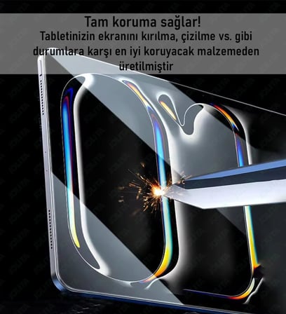 Xiaomi Redmi Pad 2 11 inç Uyumlu Temperli Ekran Koruyucu Kırılmaz Cam 2025 11"