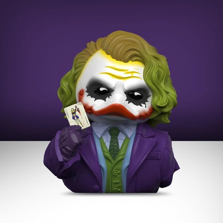 Kutulu Baskı: Batman Kara Şövalye - Joker Cosplaying Kauçuk Ördek Vinil Figür