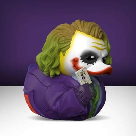 Kutulu Baskı: Batman Kara Şövalye - Joker Cosplaying Kauçuk Ördek Vinil Figür
