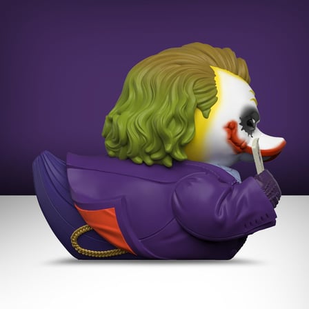 Kutulu Baskı: Batman Kara Şövalye - Joker Cosplaying Kauçuk Ördek Vinil Figür