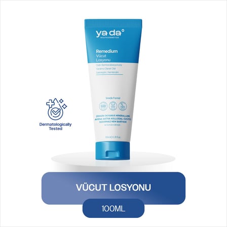 Vücut Losyonu, Hassas Ciltler için Nemlendirici ve Besleyici, 100ml