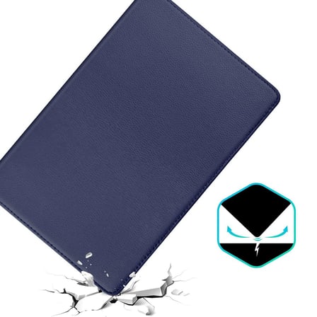 Xiaomi Redmi Pad ile Uyumlu Kılıfı Suni Deri 3 Farklı Ayarlanabilen 2 Farklı Stand Olabilen 360 Dönebilen Darbe Korumalı Tablet Kılıfı Mor