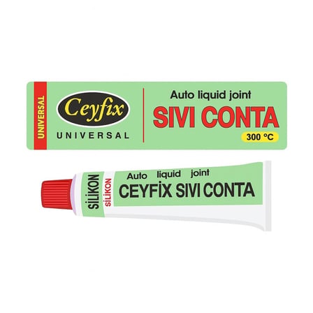 Sıvı Conta Yapıştırıcı, Süper Elastik, Yüksek Yapışma, Güçlü Sızdırmazlık, Motor Parçaları, Termostat, Subap Uyumlu, 50 gr