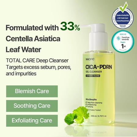 Cica PDRN Gel Cleanser 200 ml | Hassas Ciltler İçin Nazik Jel Temizleyici | Bariyer Destekleyici