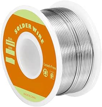 0,8 mm 50 gr Lehim Teli – Elektronik Devre ve Tamir İşleri İçin İnce Lehim Teli, Profesyonel ve Amatör Kullanıma Uygun, Kolay Eriyen Lehim Teli Makarası (0.8mm 50 Gr)