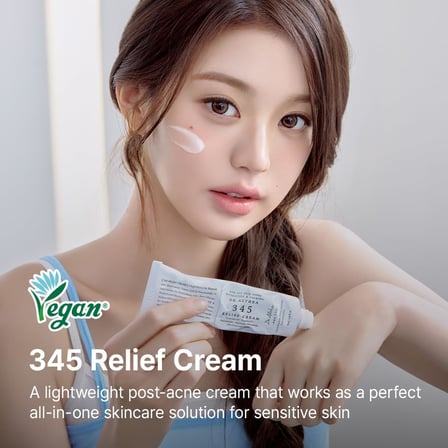 Althea 345 Relief Cream | Akne Karşıtı Niacinamide Resveratrol Centella Yatıştırıcı Nemlendirici Krem 50 ml