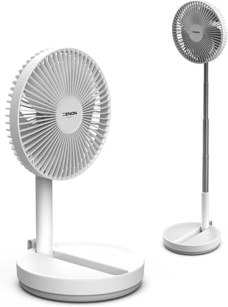 Smart Ayaklı Vantilatör Şarjlı Katlanabilir Masaüstü Fan 8000 mAh Taşınabilir 4 Hız Modlu 150 Derece Salınımlı X6103