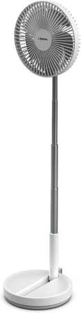 Smart Ayaklı Vantilatör Şarjlı Katlanabilir Masaüstü Fan 8000 mAh Taşınabilir 4 Hız Modlu 150 Derece Salınımlı X6103
