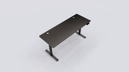 - Yüksekliği Ayarlanabilir Ergonomik Bilgisayar & Çalışma Masası - Tek Motorlu (2 Hafızalı) (Siyah, 120 * 60)