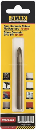 Ucu, Cam Seramik Delme Ucu, Elmas Kaplama, Mermer Fayans Cam Delici Uçlar, Hassas Delme Performansı, Dayanıklı ve Çok Amaçlı Kullanım, Sert Yüzeyler İçin, Çoklu Ölçü (10 MM)