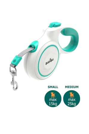 Otomatik 5 Metre Geri Çekilebilen Kedi Köpek Gezdirme Tasması S/M Max 25 Kg (M)