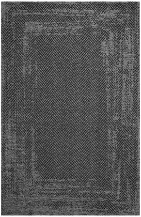 Kaymaz Yıkanabilir Sisal Jüt Görünümlü Gri Mutfak Halısı Salon Halısı Yolluk Mutfak Dekor,Antrasit 80 X 150
