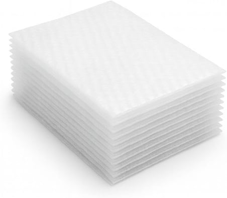 & Blue Home - Hazır Kesilmiş Patpat Balonlu Naylon – 30 cm x 30 cm – [Tabak, Tencere, Elektronik ve Hediye Koruma] (30cm x 30cm, birim, 100)