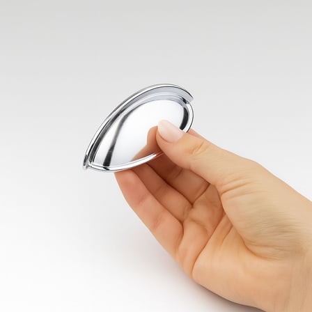 64 mm Krom Gümüş Metal Mobilya Çekmece Dolap Kapak Kulpu Modern Mutfak Kulpları
