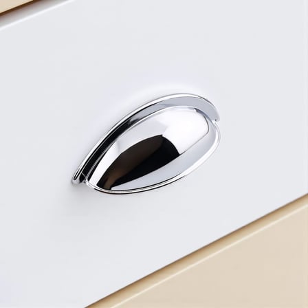 64 mm Krom Gümüş Metal Mobilya Çekmece Dolap Kapak Kulpu Modern Mutfak Kulpları