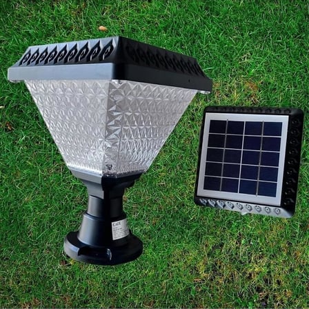 CT-7315 Solar Bahçe Set Üstü Armatür Lambası 30W Dış Mekan Aydınlatma 6500K Beyaz Işık