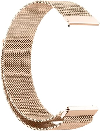 Huawei Watch GT3 42mm GT2 42mm Uyumlu Kordon Manyetik Milanese Loop Metal Kordon