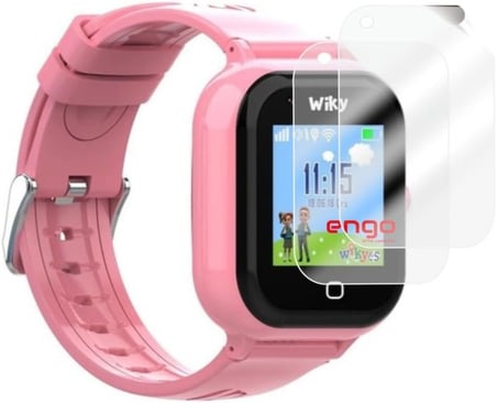 Wiky Watch 4s İle Uyumlu Ekran Koruyucu, Tam Kaplayan Akıllı Saat Koruması, Çizilmeye Dayanıklı TPU Koruma 2 Adet, HD Şeffaf