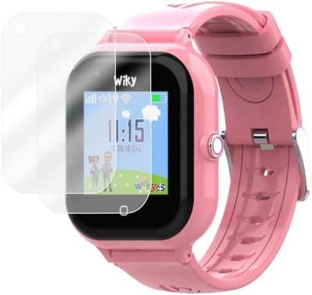 Wiky Watch 4s İle Uyumlu Ekran Koruyucu, Tam Kaplayan Akıllı Saat Koruması, Çizilmeye Dayanıklı TPU Koruma 2 Adet, HD Şeffaf