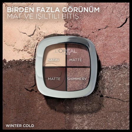 Cosmetics Paris Paradise Winter Cold Dörtlü Far Paleti 04