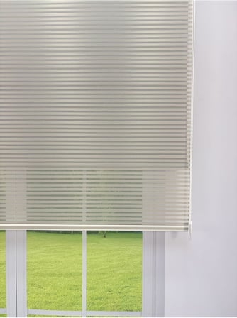 perde LUNA Serisi Açık Gri Tül Antrasit Gri Stor Perde Işık Kontrollü, Çift Mekanizmalı, Kolay Montaj 100 x 200
