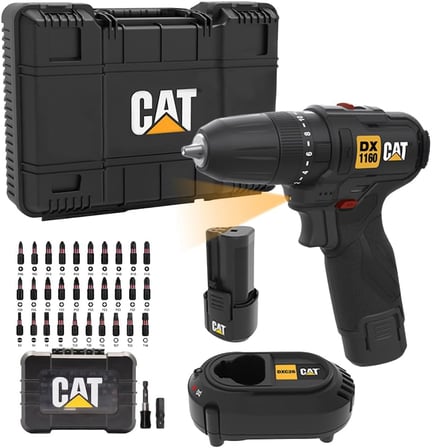 Çift Akülü Kömürsüz Profesyonel Şarjlı Darbeli Matkap + DA01901 32 Parça Aksesuar Seti