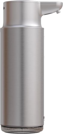 Smart Sensörlü Sıvı Sabunluk Temassız Otomatik Sabun Dispenseri 300 ml 1500 mAh Type-C Şarjlı Paslanmaz Çelik 2 Kademeli Gri X6840
