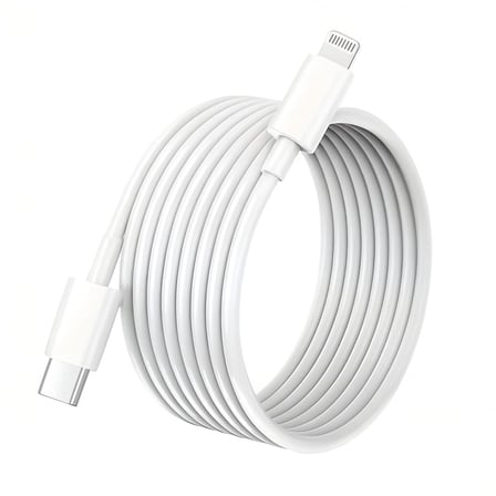 60W Type-C to Lightning Hızlı Data ve Şarj Kablosu 3 Metre Beyaz SX25