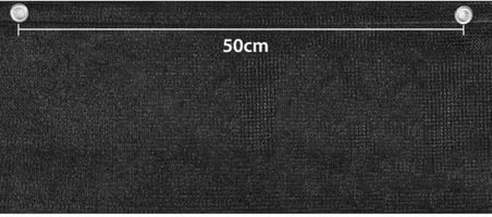 Demiri Perdesi Korkuluk Perdesi SİYAH File 80 X100 SİYAH 80 x 350