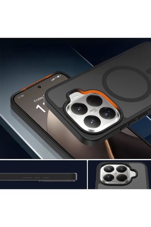 Xiaomi 15T Pro ile uyumlu Mi Kılıf Kamera Çıkıntılı Magsafe ile uyumlu Şarj Destekli Hassas Tuşlu Yumuşak Mat Kapak