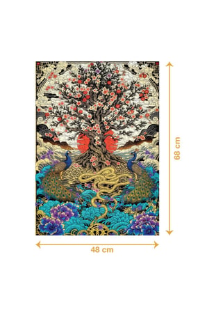 2,2mm Kalınlık 48x68cm Profesyonel Hobi Puzzle Yapboz Serisi