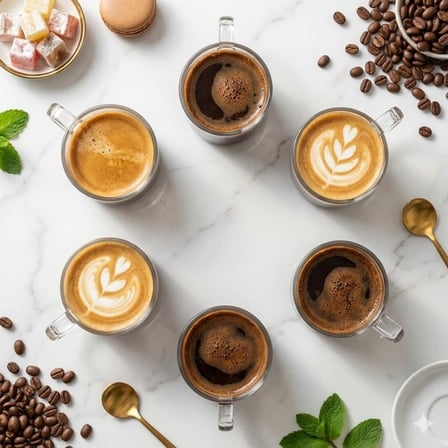 6'lı Şeffaf Cam Espresso Bardak Seti – Isıya Dayanıklı Minimal Tasarım Kahve Bardakları – 6 cm Yükseklik, 6 cm Çap – Türk Kahvesi, Espresso ve Kafe Kullanımı İçin Şık Sunum Bardakları