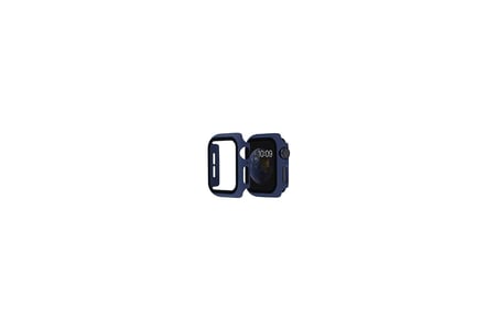 Apple Watch Uyumlu Watch Guard Ekran Koruyucu | Akıllı Saat Ekran Koruyucu | Smart Watch Kırılmaz Cam (Lacivert, Watch 44mm)