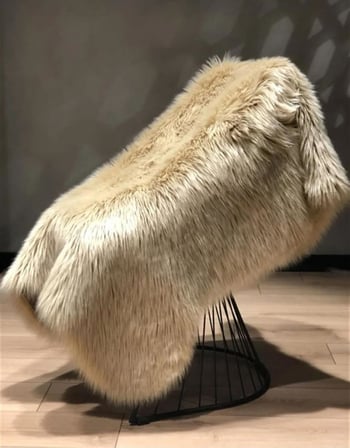 Post Üst Kalite Tüy Dökmez Yıkanabilir Yumuşak Dokulu Peluş Halı, CAMEL, 80 x 100