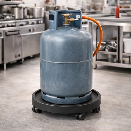 35 cm Tekerlekli Taşıyıcı Saksı Damacana Tüp Tekerlekli Taşıyıcısı