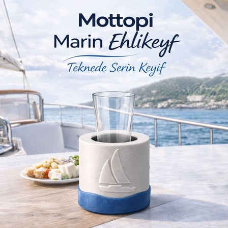 Tek Kadeh Beyaz/Kaymaz Silikon Taban,Termojelli Soğutucu,Marin,Tekne,Güverte