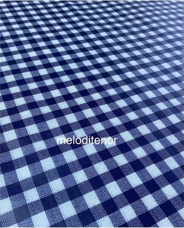 astarlı kaymaz silinebilir lacivert pötikare pvc muşamba masa örtüsü Lacivert 100 x 140