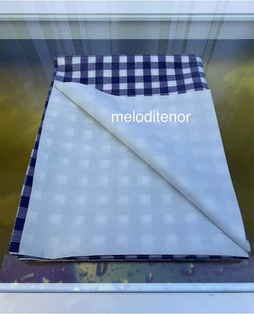 astarlı kaymaz silinebilir lacivert pötikare pvc muşamba masa örtüsü Lacivert 100 x 140