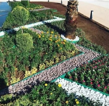 Ayırıcı Esnek Plastik Çim Sınırlayıcı Bordür Taş Toprak Ayıracı 25 METRE YEŞİL