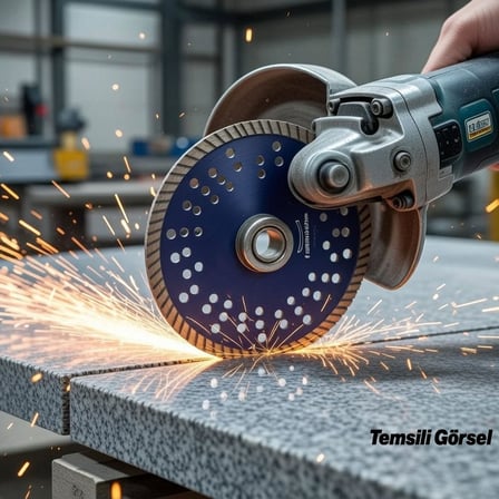 180 mm Elmaslı Yüksek Performans Seramik Mermer Kesme Disk