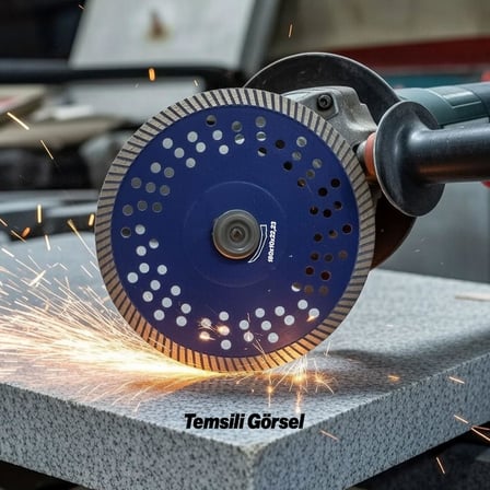180 mm Elmaslı Yüksek Performans Seramik Mermer Kesme Disk