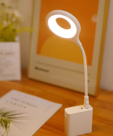 USB Gece Kitap Okuma Çalışma Lambası (Powerbank Uyumlu)