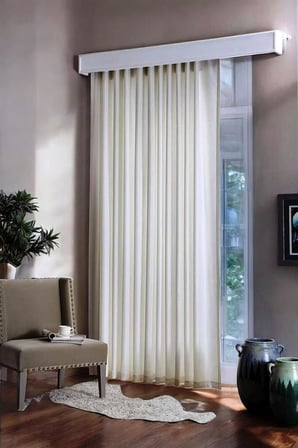 Saten Güneşlik Perde Ekru Renk 300x250cm Salon Yatak Odası için