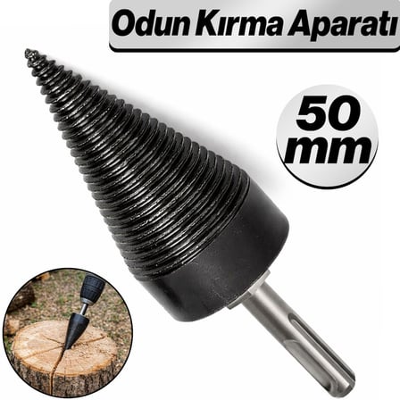 50 MM SDS Plus Uyumlu Matkap Aparatı Dayanıklı Çelik Odun Parçalayıcı