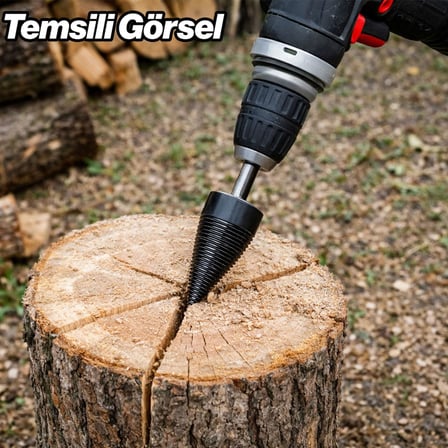 50 MM SDS Plus Uyumlu Matkap Aparatı Dayanıklı Çelik Odun Parçalayıcı