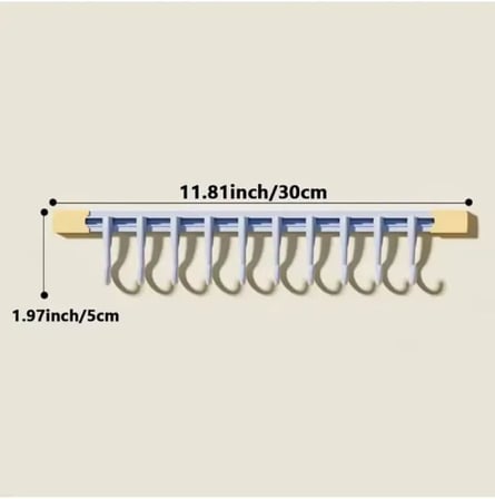 10lu Yapışkanlı Portmanto Hol Antre Duvar Banyo Havlu Askısı Mutfak Askılığı Kapı Arkası Askılık