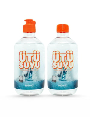 Kolay ve Hızlı Ütüleme 2 Adet 500 ml - Ütü, Buhar Kazanlı Ütü ve Kırışık Giderici Ütüler Için
