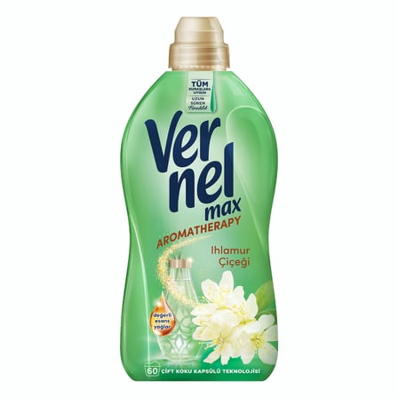 Max Ihlamur Çiçeği Kokulu 60 Yıkama Konsantre Çamaşır Yumuşatıcısı (1 x 1440 mL)