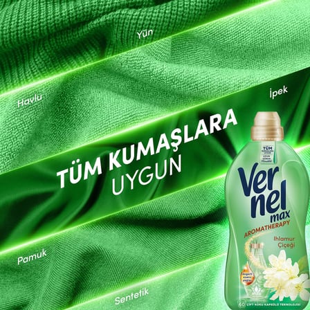 Max Ihlamur Çiçeği Kokulu 60 Yıkama Konsantre Çamaşır Yumuşatıcısı (1 x 1440 mL)