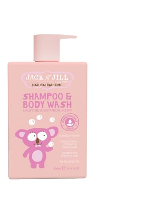 N Jill Çocuklar İçin Tamamen Doğal Saç ve Vücut Şampuanı (Pembe Kutu) - 300 ml